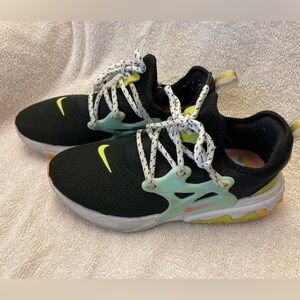 Nike React Presto Black Teal Tint Cyber (Women's) Sneakers Tennis Shoes Size 7.5